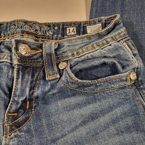 Miss Me Jeans*Girls 14*Skinny*JK5151532 - Picture 4 of 11